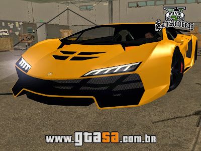 Pegassi Zentorno do GTA V para GTA San Andreas